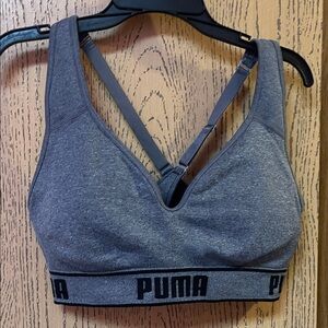 PUMA Women's Charcoal Sports Bra